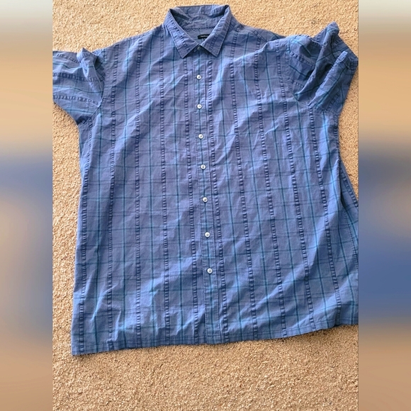 Van Heusen Other - 3XLT VANHEUSEN PLAID BUTTON DOWN TOP